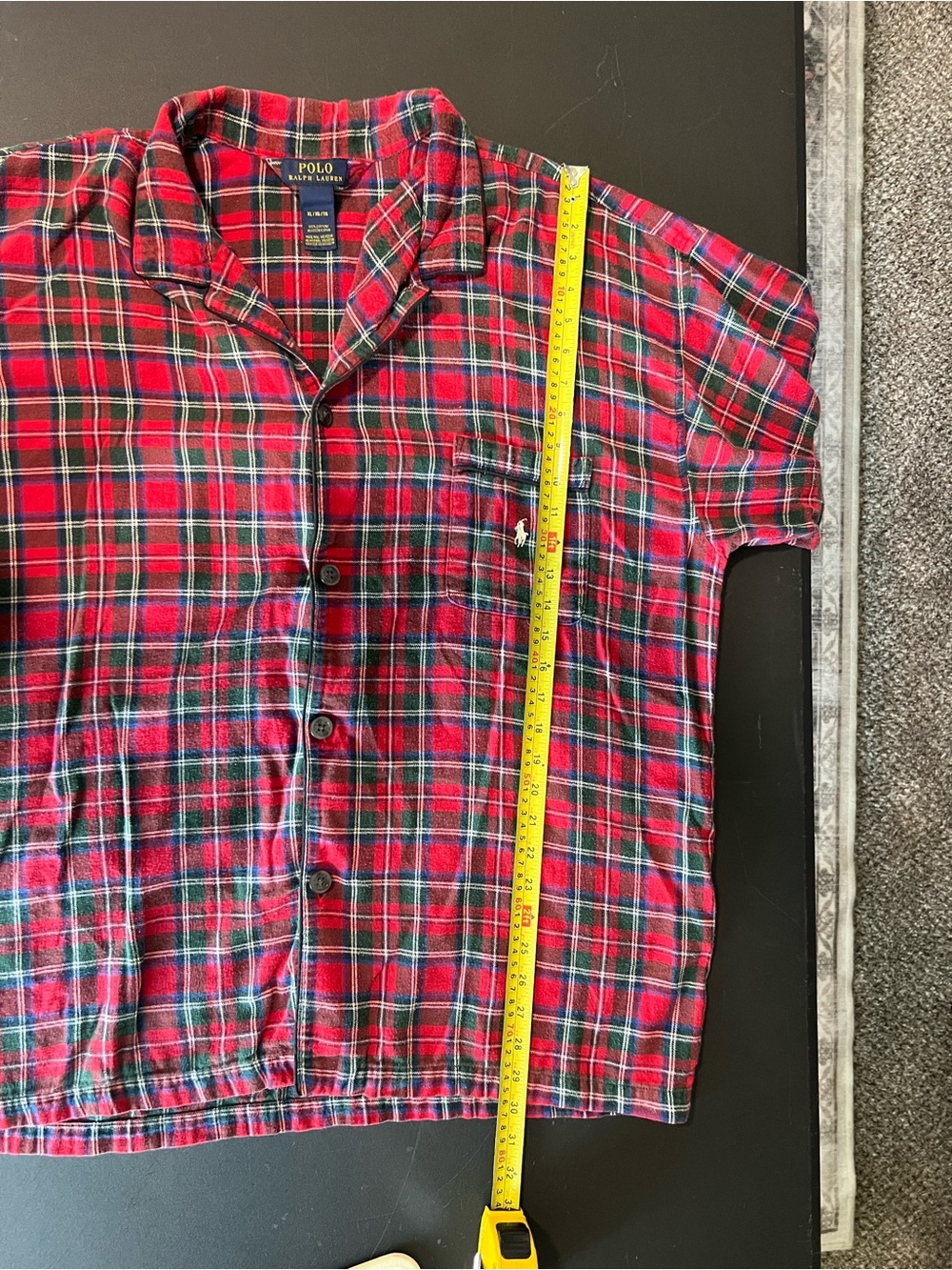 Polo Ralph Lauren Plaid Flannel Panama Set with Horse Logo - Picture 7 of 10